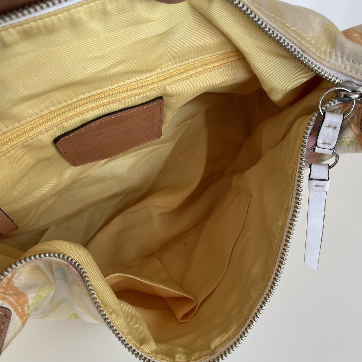 Coach Hampton Signature Pastel Shoulder Hobo Bag L0871-F11673