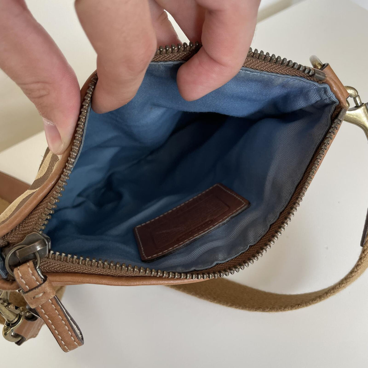 Coach Patchwork Gallery Swingpack Crossbody Bag B06Q-2362