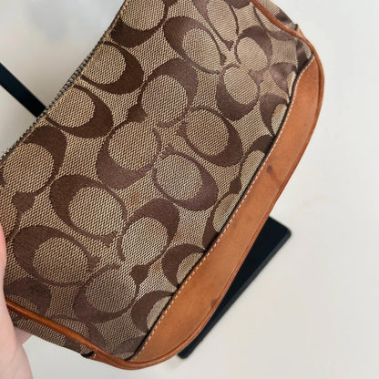 Coach Brown Canvas Mini Demi Shoulderbag A22-6094