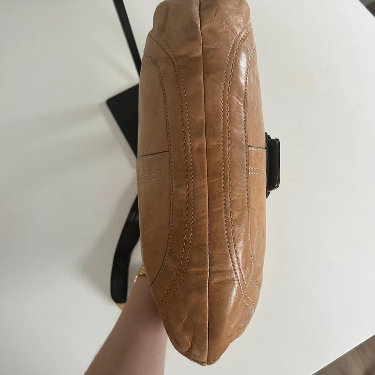 Coach Soho Tan Leather Buckle Shoulder Bag D0878-F12301