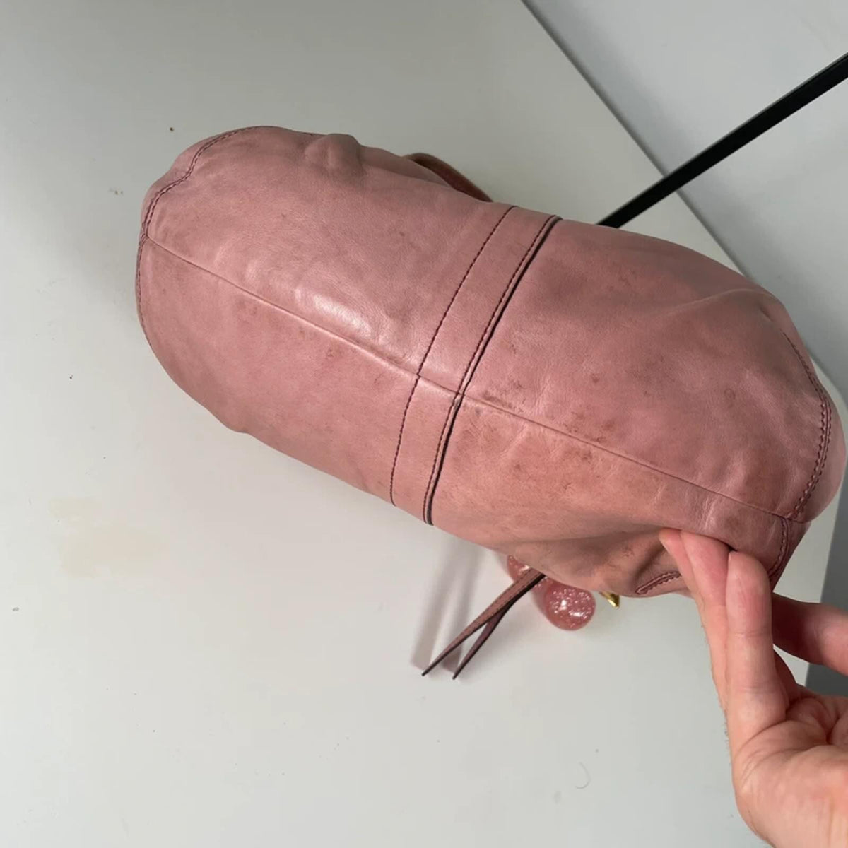 Coach Ergo Soho Hobo Pastel Pink Shoulder Bag E0882-12235