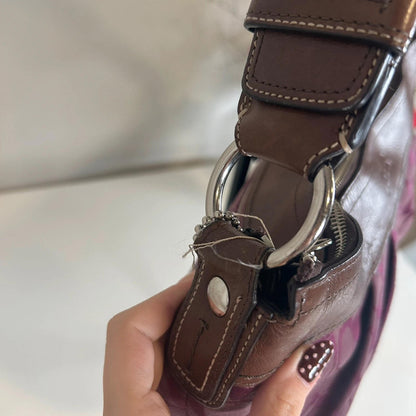 Coach Purple Soho Hobo Handbag H0968-F13741