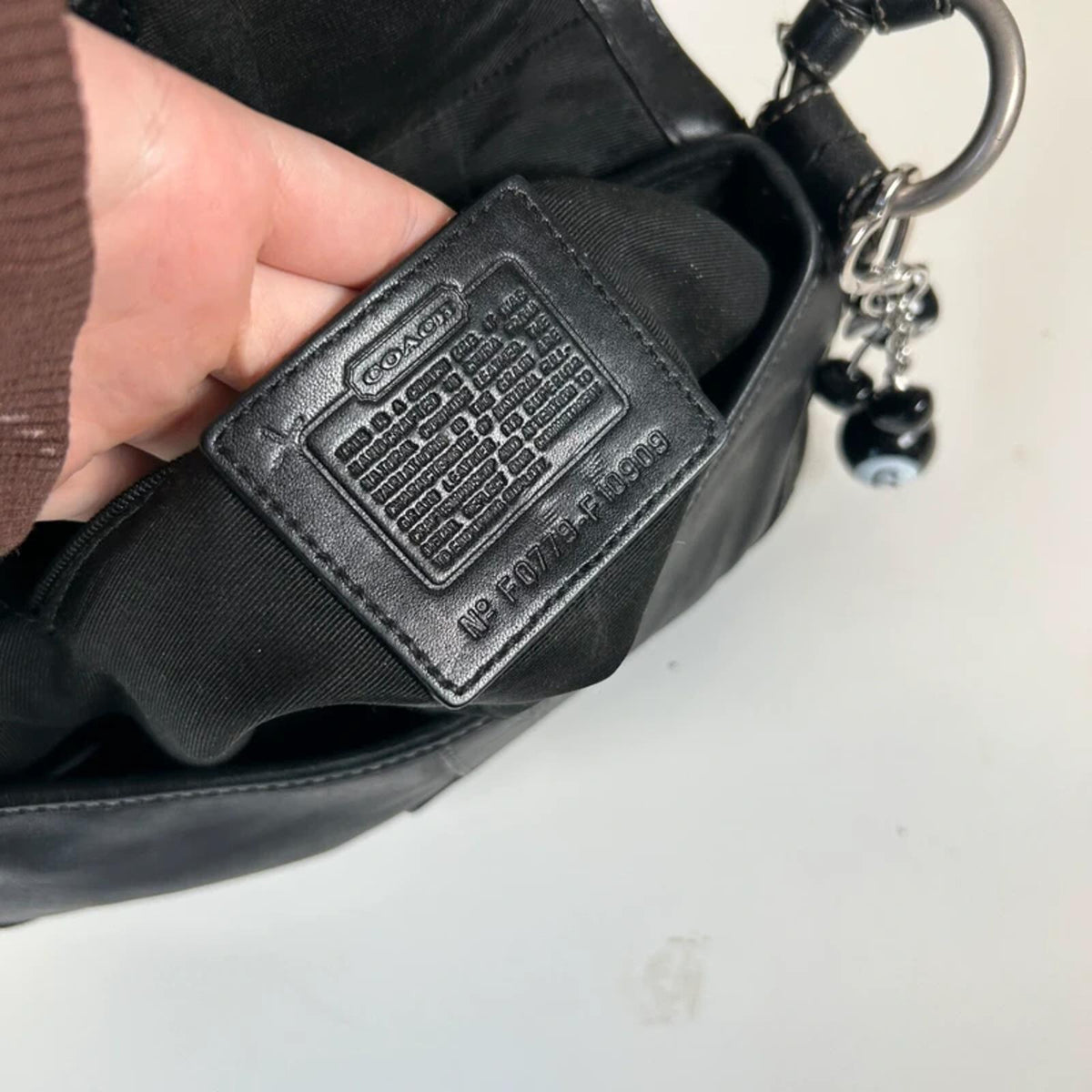 Coach Soho Black Leather Buckle Shoulder Bag F0779‑F10909