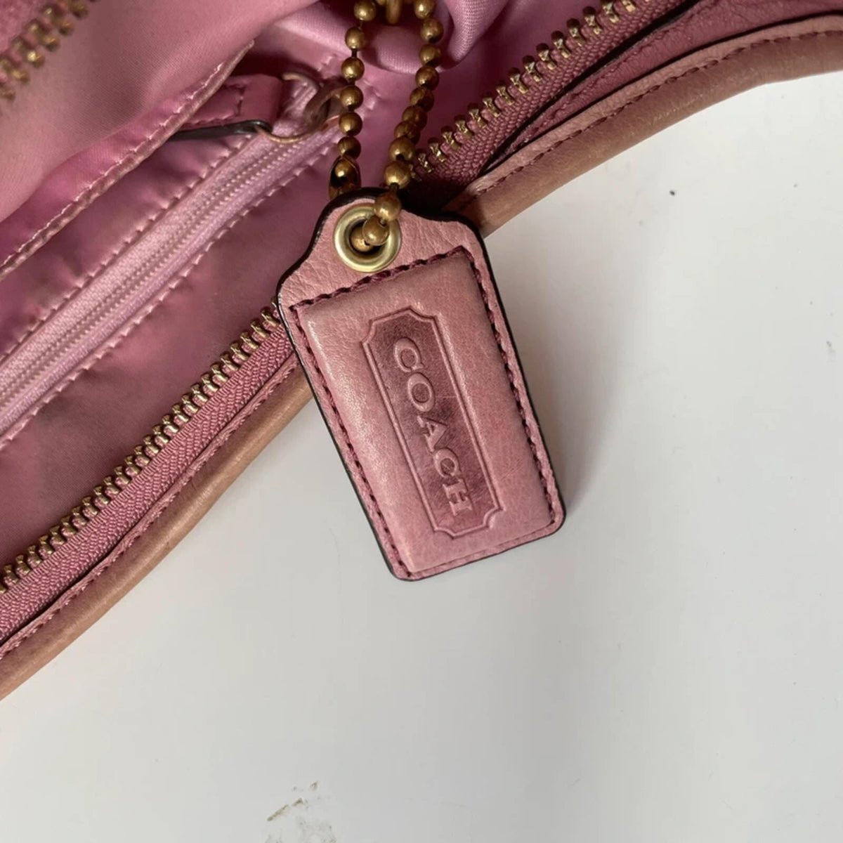 Coach Ergo Soho Hobo Pastel Pink Shoulder Bag E0882-12235