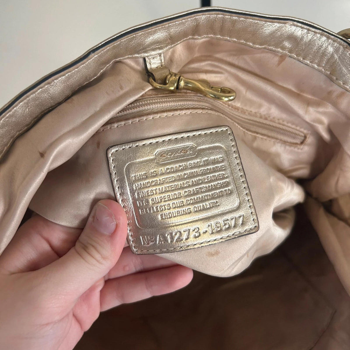 Coach Audrey Sequin Sun Starfish Cinched Tote Bag A1273-19577