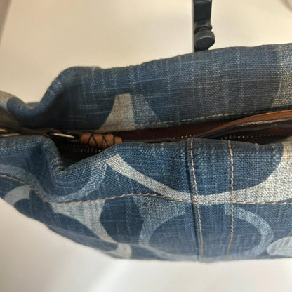 Coach Carly Signature Denim Hobo Bag A0826-12197