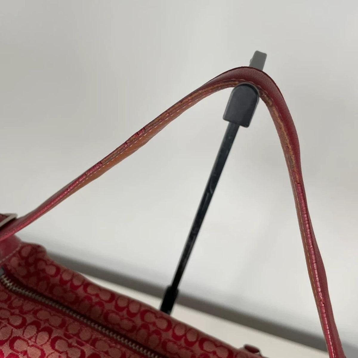 Vintage Y2K Coach Red Signature Shoulder Bag M2K-6332