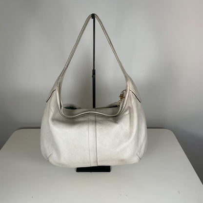 Coach Ergo White Pebbled Leather Shoulder Bag K0782-11613
