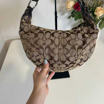 Coach Brown Signature Sufflette “C”Shoulder bag L0694-10600
