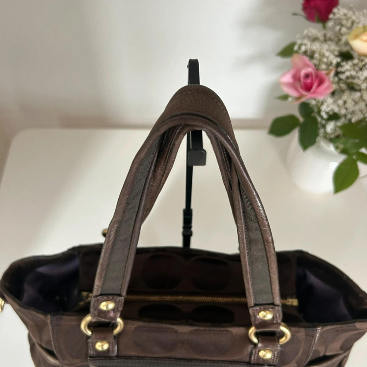 Coach Poppy Signature Canvas Tote Bag F0920-14364