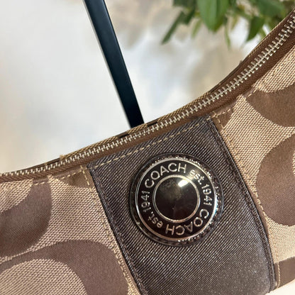 Brown Coach Demi Cross Shoulder bag E1295-F19218