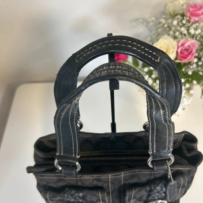 Coach Black Soho Pocket Buckle Shoulder Bag K058-6373