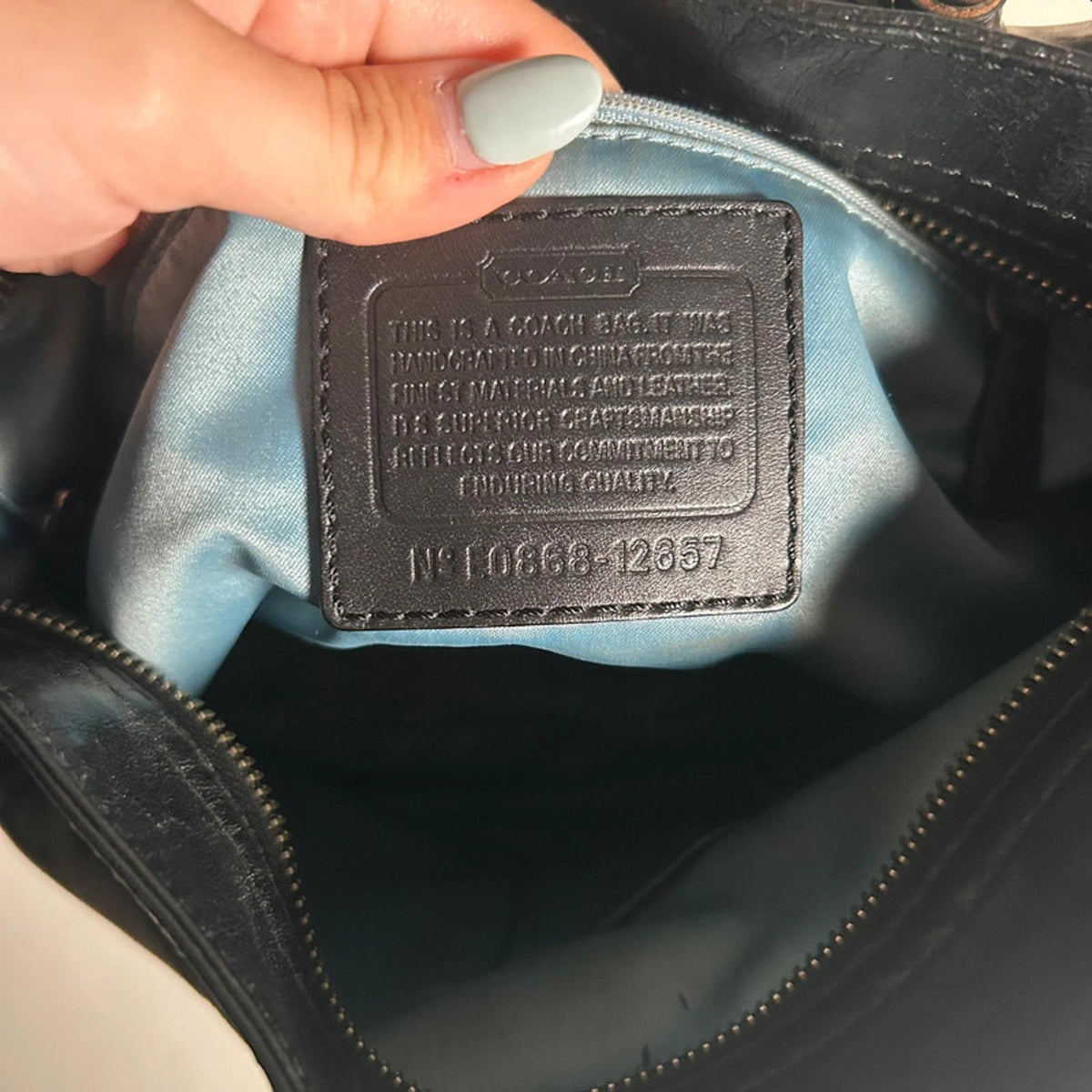 Coach Zoe Signature Canvas Shoulder Bag L0868-12657