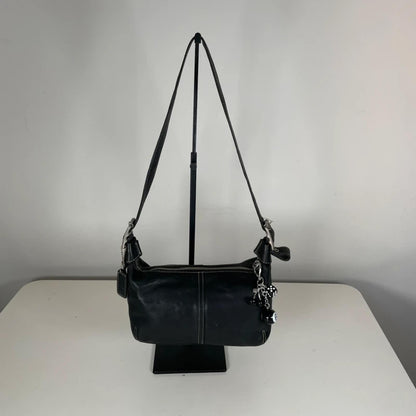 Coach Legacy Black Leather Demi Hobo Shoulder Bag H043-9564