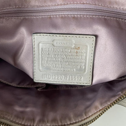 Coach Ashley White Leather Sholder Bag D1220-F15512