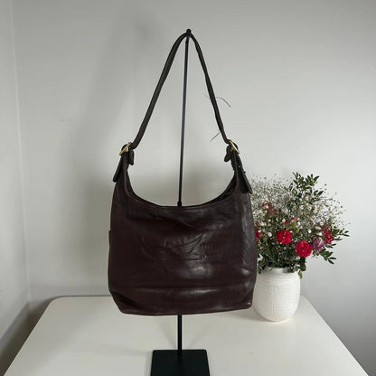Coach Vintage Brown Leather Satchell Handbag J6D-933