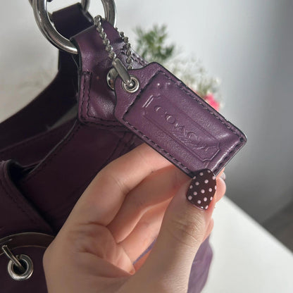 Coach Purple Leather Soho Hobo Shoulder Bag d1126-f16219