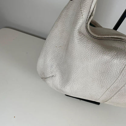 Coach Ergo White Pebbled Leather Shoulder Bag K0782-11613