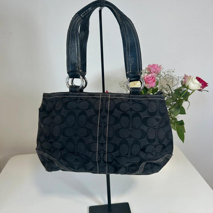 Coach Black Soho Pocket Buckle Shoulder Bag K058-6373