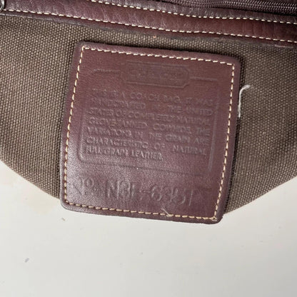 Coach Brown Monogram Leather Hobo Shoulder Bag N3E-6351