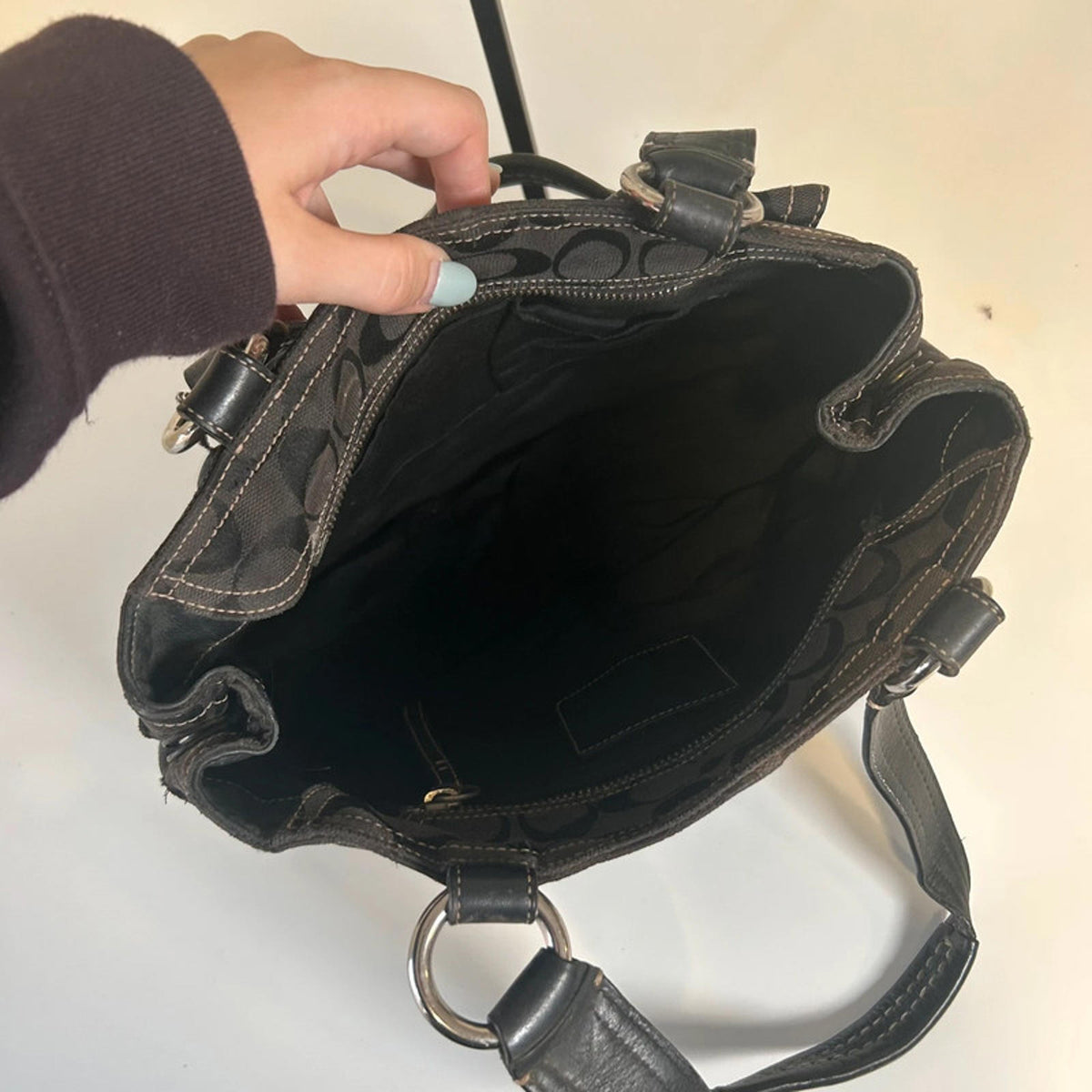 Coach Black Soho Pocket Buckle Shoulder Bag K058-6373