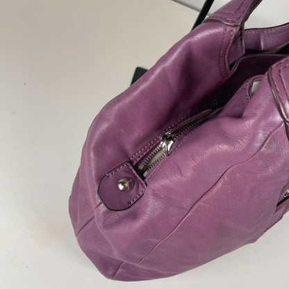 Coach Soho Lynne Purple Leather Hobo Shoulder Bag E1120-F17092