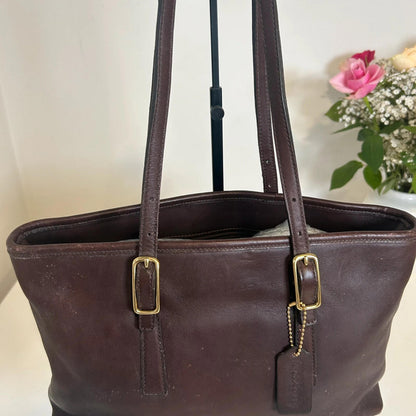 Coach Legacy Vintage Brown Leather Shoulder Handbag K1D-9813