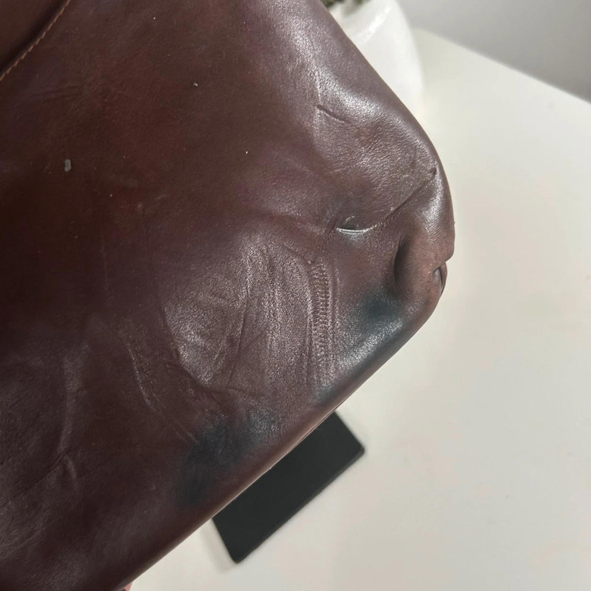 Coach Vintage Brown Leather Satchell Handbag J6D-933