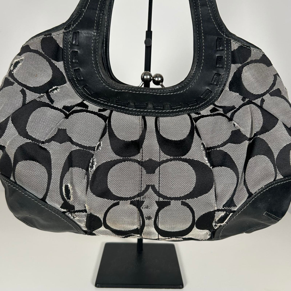 Coach Black Signature Ergo Satchel Shoulder Bag H0826-12232