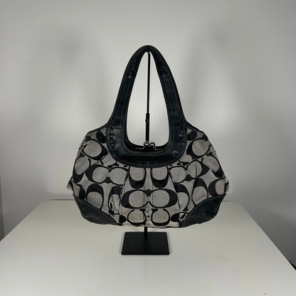 Coach Black Signature Ergo Satchel Shoulder Bag H0826-12232