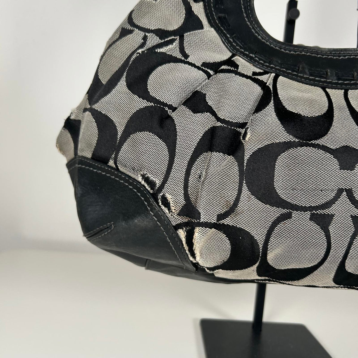 Coach Black Signature Ergo Satchel Shoulder Bag H0826-12232