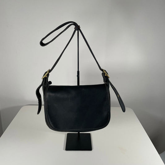 Coach Legacy Black Leather Crossbody Shoulderbag
