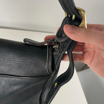 Coach Legacy Black Leather Crossbody Shoulderbag