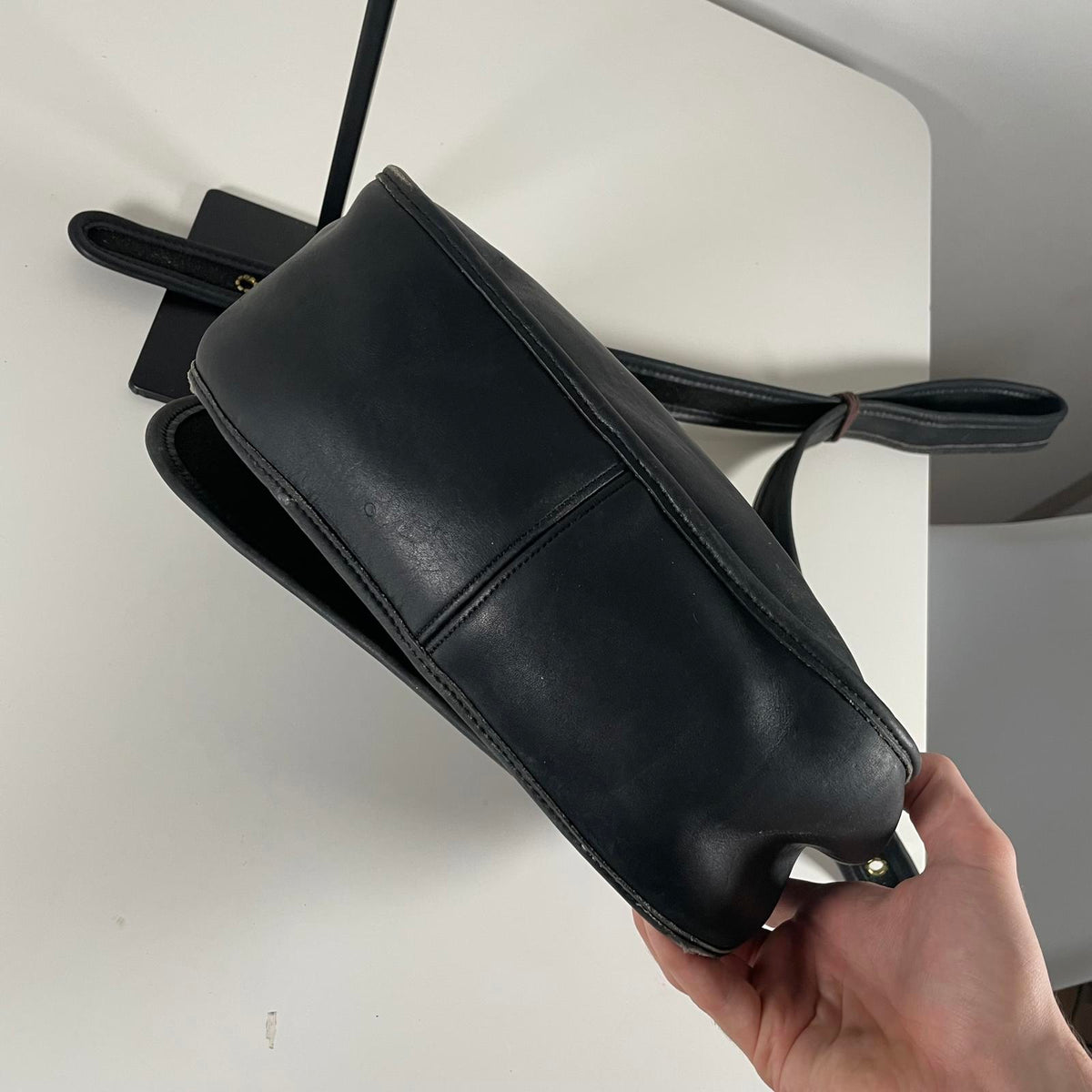 Coach Legacy Black Leather Crossbody Shoulderbag