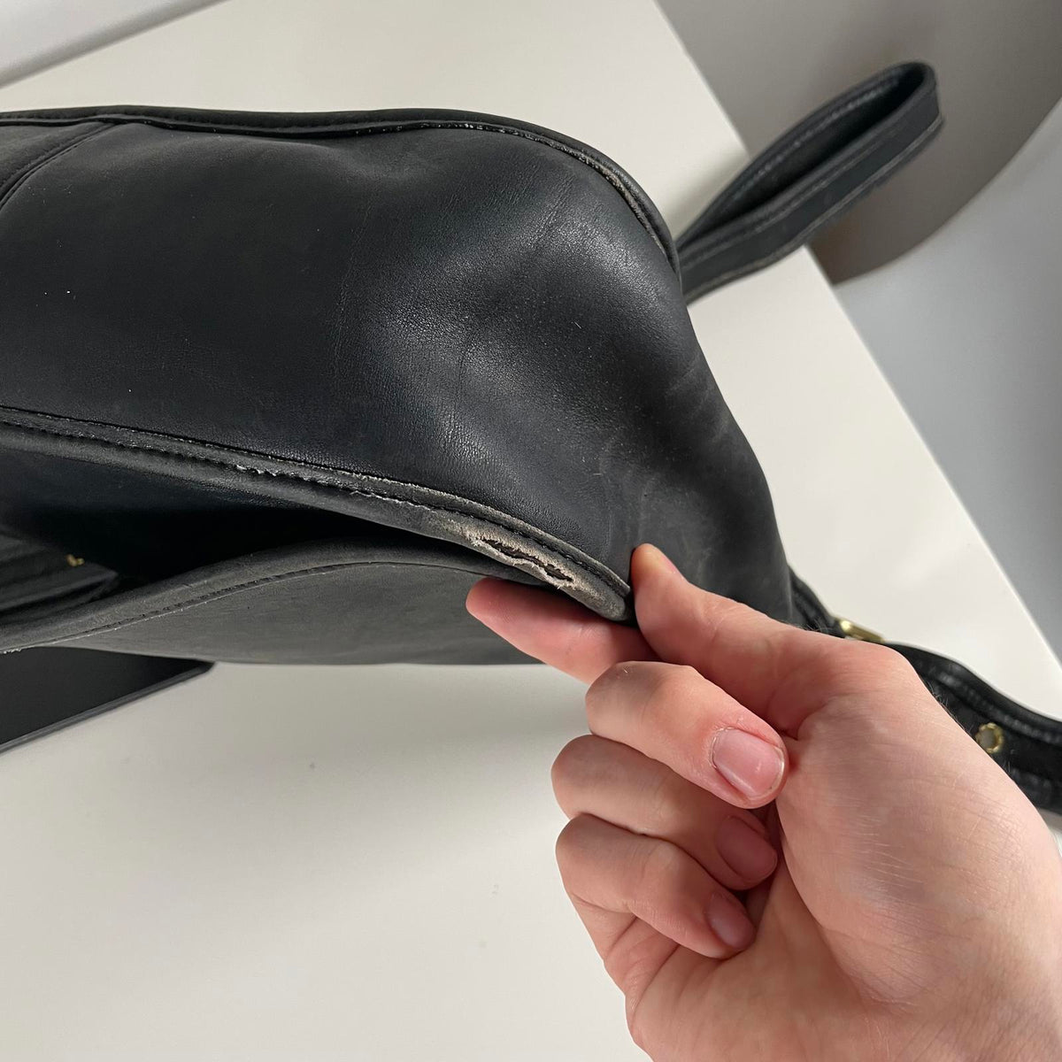 Coach Legacy Black Leather Crossbody Shoulderbag