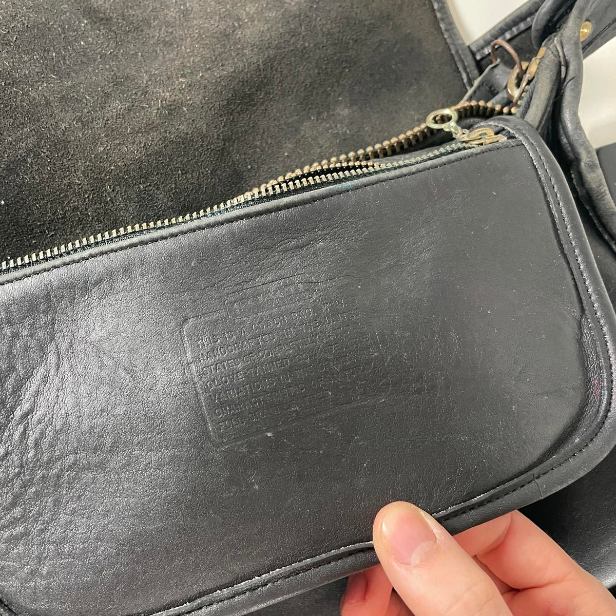 Coach Legacy Black Leather Crossbody Shoulderbag