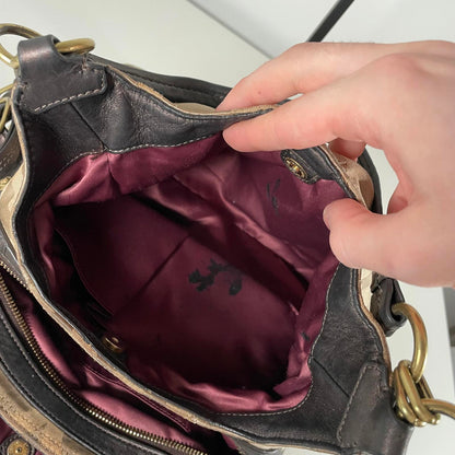 Coach Beige Hobo Slouch Shoulder Bag M1077-15757
