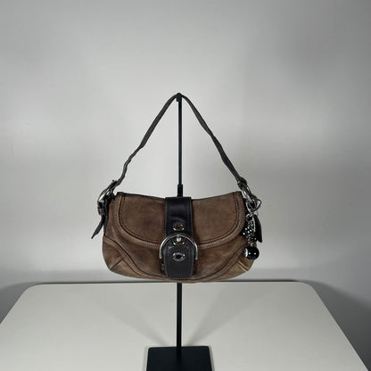 Coach Soho Brown Suede Shoulder Bag H0779-F10917