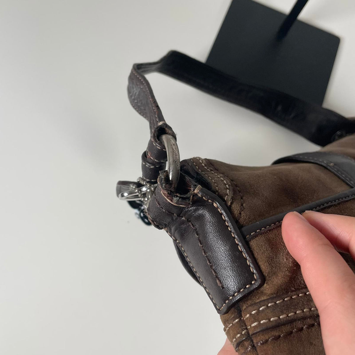 Coach Soho Brown Suede Shoulder Bag H0779-F10917