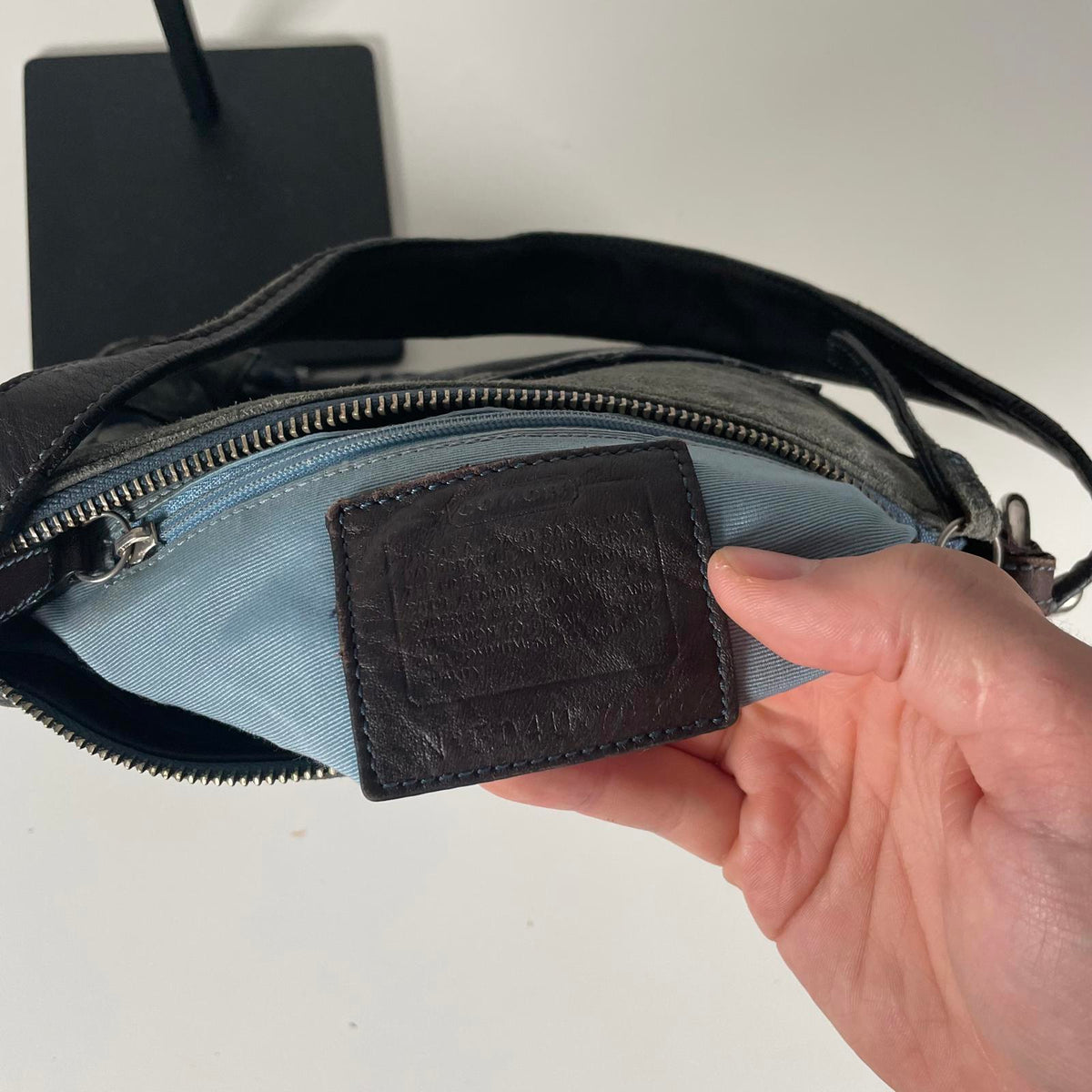 Coach Blue Chelsea Optic Signature Shoulder Bag E04U-7035