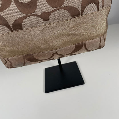 Coach Signature Sufflette Canvas Tote Shoulder Bag H1060-F15112