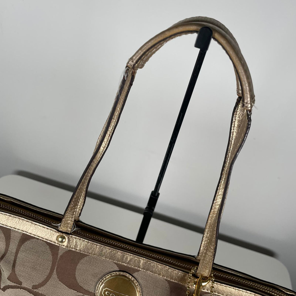 Coach Signature Sufflette Canvas Tote Shoulder Bag H1060-F15112