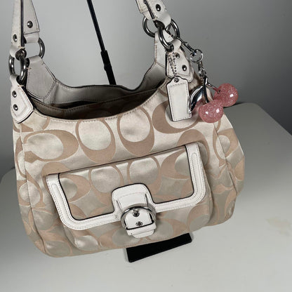 Coach Campbell Signature Monogram Shoulder Bag L1380-F24742
