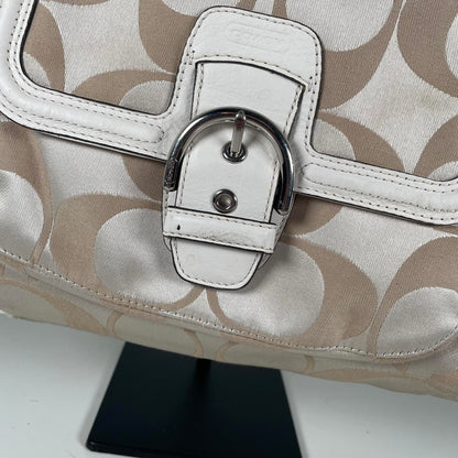 Coach Campbell Signature Monogram Shoulder Bag L1380-F24742