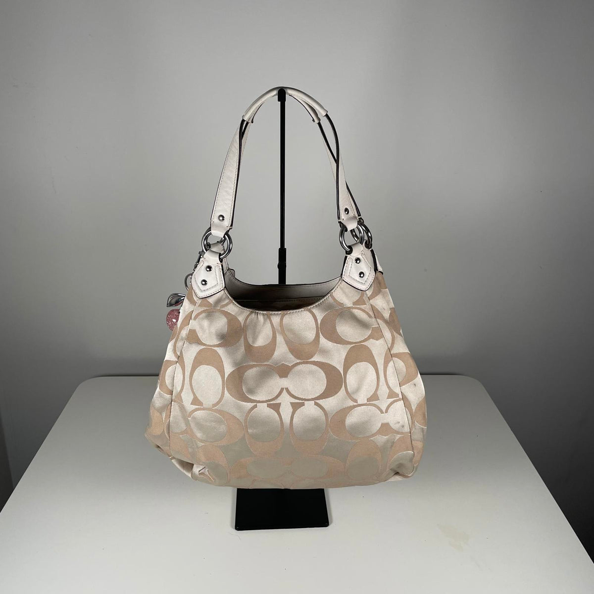 Coach Campbell Signature Monogram Shoulder Bag L1380-F24742