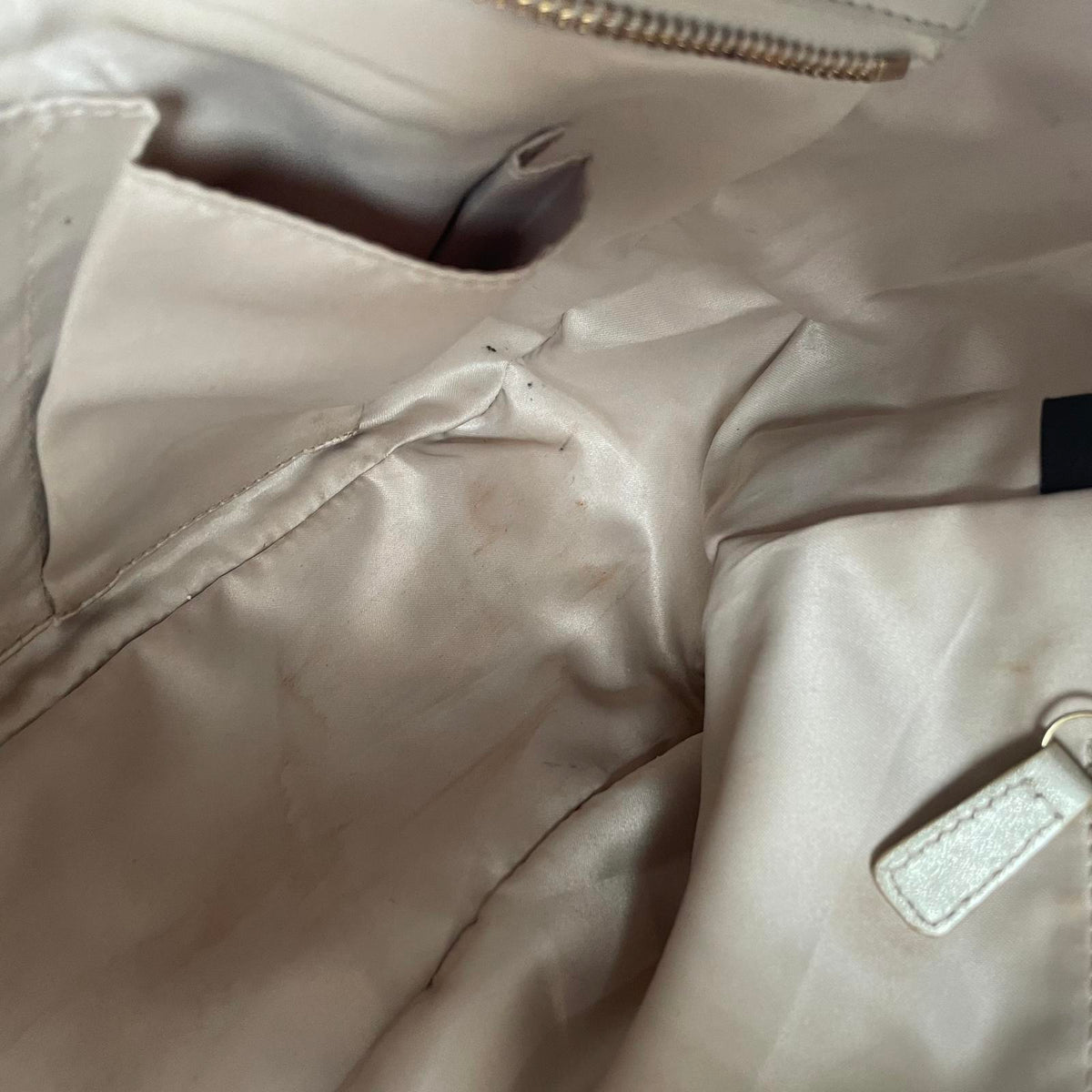 Coach White Leather Shoulder Bag C1163-F17721