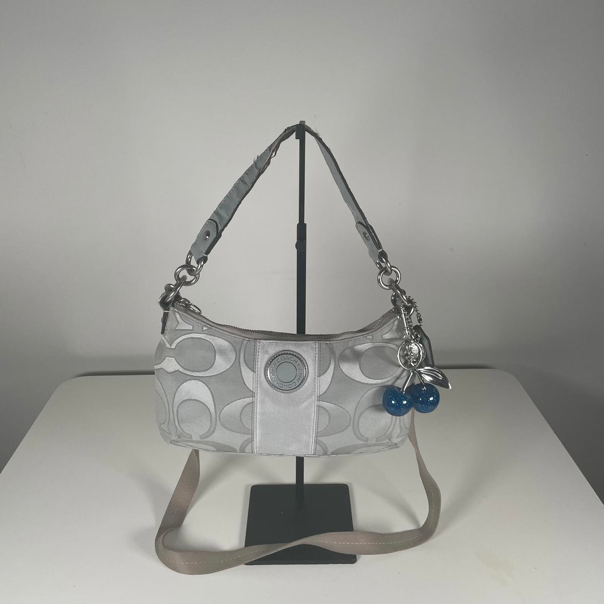 Coach Coach Blue Grey Mini Shoulder Bag E1260-F19435