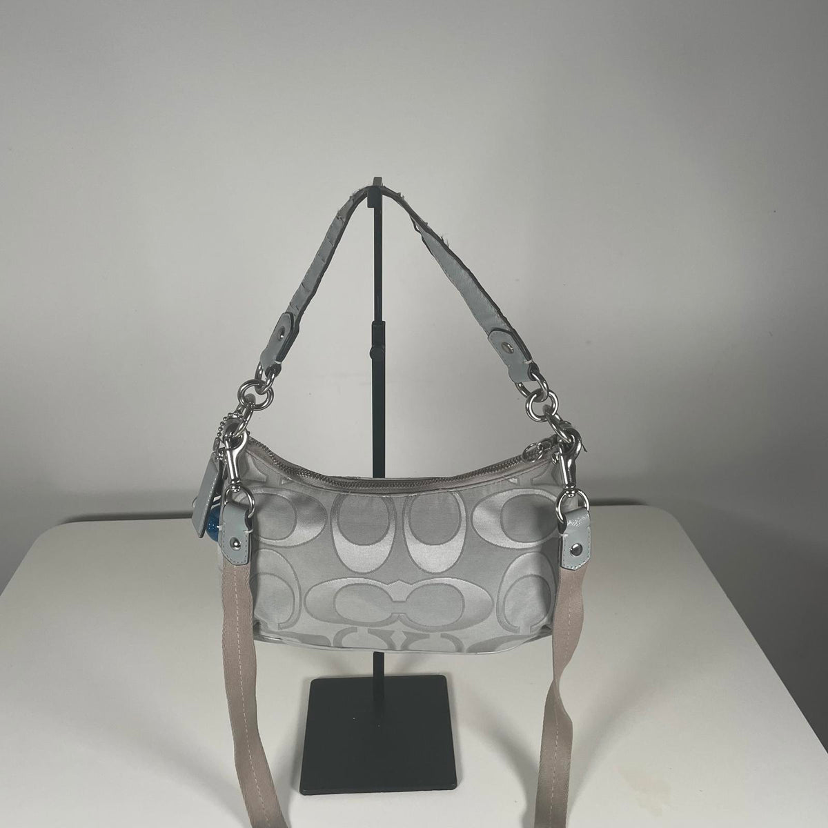 Coach Coach Blue Grey Mini Shoulder Bag E1260-F19435