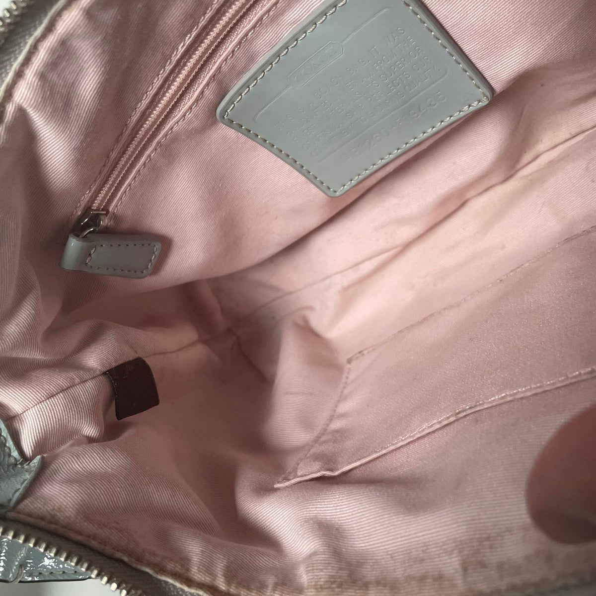 Coach Coach Blue Grey Mini Shoulder Bag E1260-F19435