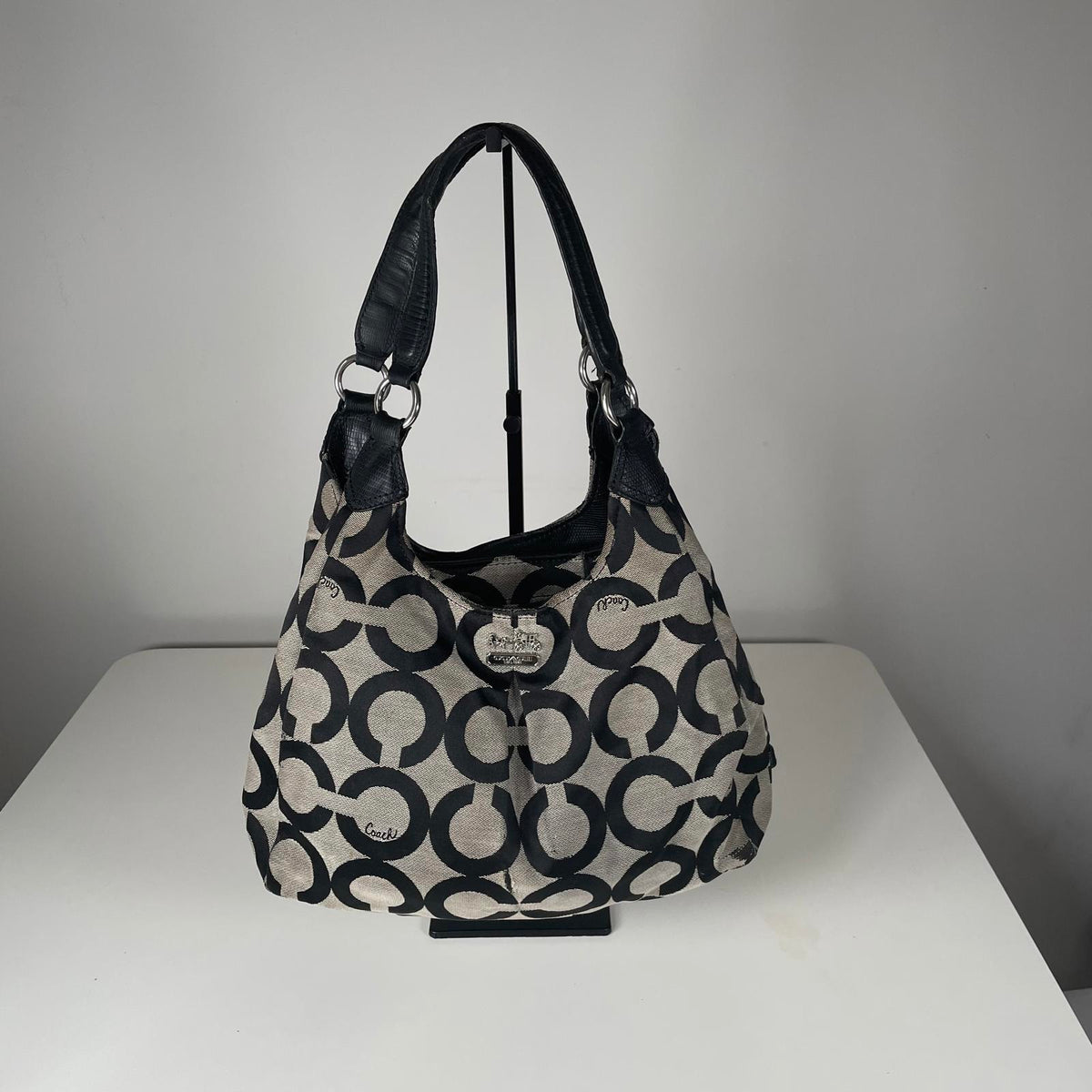 Coach Madison Maggie OP Art Jacquard Handbag H1381-21125M